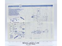 Tiger Rat 1988 ORIGINAL Instructions / Blueprints G.I. Joe Hasbro Action Figure