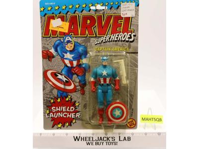 Captain America Shield Launcher Marvel Super Heroes MOSC 1990 Toybiz