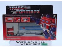 Optimus Prime W/BOX & INSERT 100% Complete 1984 Vintage G1 Transformers Figure