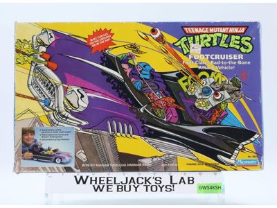 Foot Cruiser 100% Complete Teenage Mutant Ninja Turtles TMNT 1989 Playmates