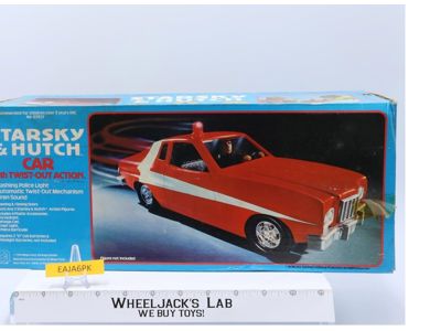 Starsky & Hutch Car w/ Twist-Out Action 1976 Mego Vintage #62812 Light Works