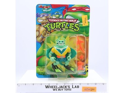 Ray Fillet Teenage Mutant Ninja Turtles TMNT 1990 Playmates MOSC UNPUNCHED