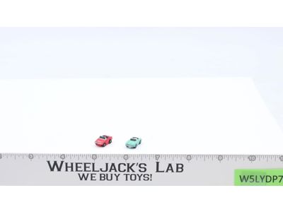 Lot of 2 Tiny Miniature Cars 1988-89 Vintage Galoob Micro Machines