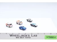 Lot of 5 First Responder Vehicles 1988-89 Vintage Galoob Micro Machines