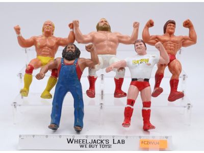 Lot of 5 WWF LJN Titan Sports 8" Wrestlers 80's Vintage Action Figures