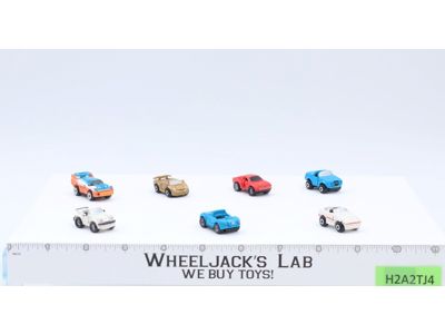 Lot of 7 Micro Machines Vehicles Cars 1980's Vintage Galoob OPENING DOORS
