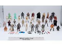 Lot of 35 Modern Star Wars 1990-2000s Hasbro Action Figures + Accessories