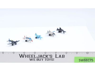 Lot of 5 Jets/Airplanes/Planes 1988-89 Vintage Galoob Micro Machines