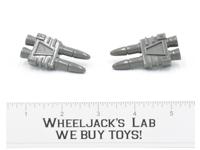 Micromaster Groundshaker Dual Twin Laser Gun Missile Pair 1989 G1 Transformers