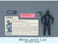 Snake Eyes V1.5 Swivel Arms 100% Complete G.I. Joe 1983 Hasbro Vintage Figure