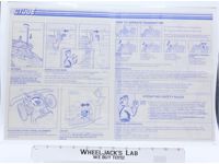 G.I. Joe Crossfire ORIGINAL Instructions/ Blueprints Hasbro Action Figure