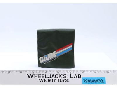 Official Bi-Fold Wallet Washable Vinyl G.I. Joe Hasbro 1986 Vintage
