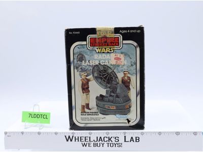 Radar Laser Cannon Mini Rig 100% Complete 1982 Star Wars ESB Kenner NEW MIB