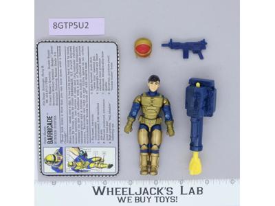 Barricade V1 100% Complete 1992 G.I. Joe Hasbro Vintage Action Figure