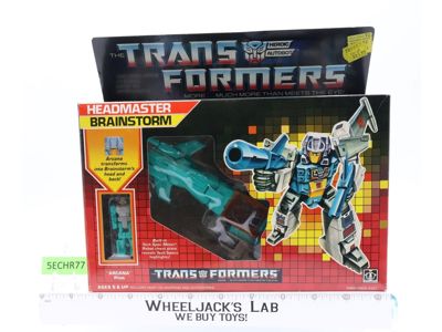 Brainstorm W/Box & Insert 100% Complete 1987 G1 Transformers Hasbro Vintage