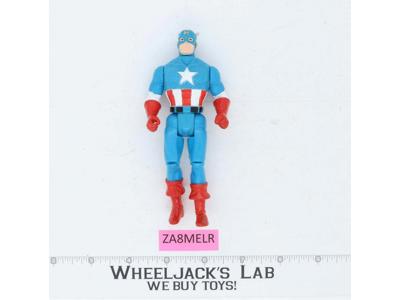 Captain America 5" Marvel Super Heroes 1990 Toybiz Vintage Action Figure