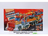 Action Masters Optimus Prime W/Box & Insert UNUSED STICKERS 1990 G1 Transformers