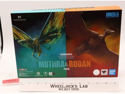 Mothra & Rodan Tamashii Nations S.H.MonsterArts 2019 Bandai Figure Set NEW MIB