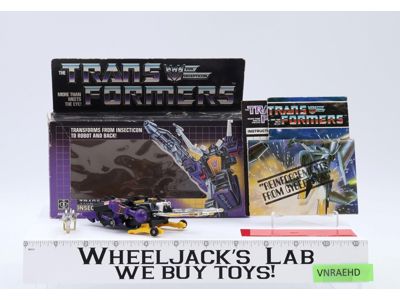 Shrapnel 100% Complete W/BOX 1985 Vintage Hasbro G1 Transformers Action Figure