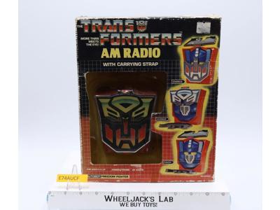 Freedom Fighter AM Radio W/Carrying Strap G1 Transformers 1980's Nasta NEW MIB