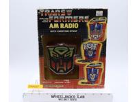Freedom Fighter AM Radio W/Carrying Strap G1 Transformers 1980's Nasta NEW MIB