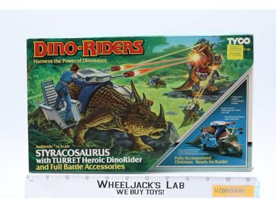 Styracosaurus W/ Turret 100% Complete Dino Riders 1987 Tyco Action Figure