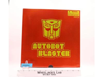 Autobot Blaster Transformers Universe SDCC 2010 Hasbro Figure NEW MISB SEALED