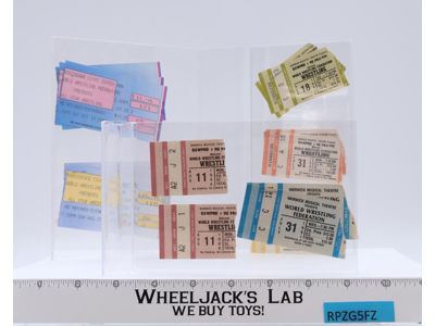 LOT Ticket Stubs WWF 1980's 1990's World Wrestling Federation All Star Ringside