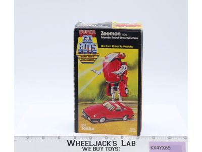 Zeemon EMPTY BOX ONLY Super Gobots Go-Bots 1984 Tonka Vintage