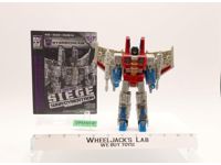 Starscream 100% Complete Transformers Siege War for Cybertron 2019 Hasbro