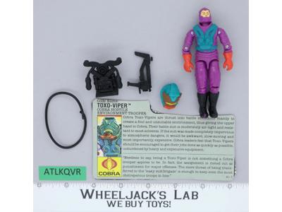 Toxo-Viper V1 100% Complete 1988 G.I. Joe Hasbro Vintage Action Figure
