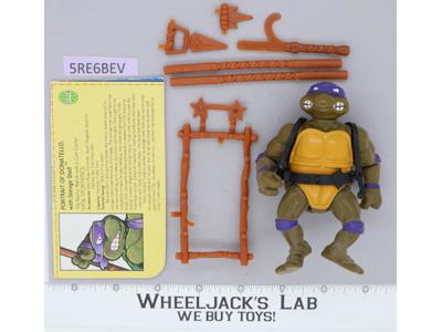 Donatello HARD HEAD Complete Teenage Mutant Ninja Turtles TMNT Playmates 1988
