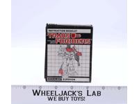 Superion Giftset Action Figure Instruction Manual Booklet 1985 G1 Transformers