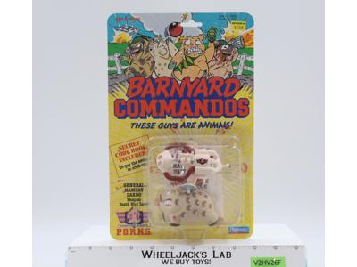 General Hamfat Lardo Barnyard Commandos 1989 Playmates NEW MOSC SEALED