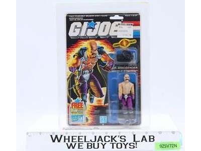 Dr. Mindbender CAS GRADED 85 85/85/90 GI Joe 36-Back 1986 Hasbro Figure SEALED
