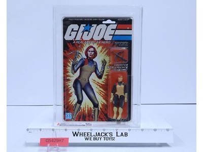 Scarlett CAS GRADED 80+ 80/85/85 GI Joe Series 1 11-Back 1982 Hasbro NEW SEALED
