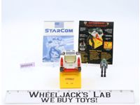 Battlecrane W/ Bob Anders Complete Starcom 1986 Coleco Action Figure Vehicle