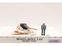 StarWolf W/ Tom Waldron 100% Complete Starcom 1986 Coleco Action Figure Vehicle