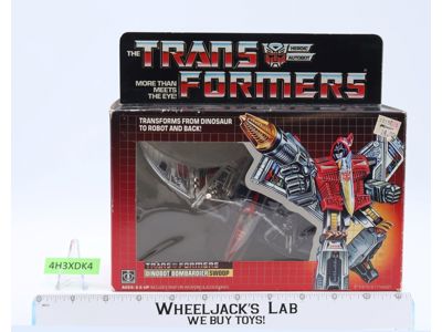 Swoop 100% Complete W/BOX & INSERT 1985 Vintage Hasbro G1 Transformers Figure