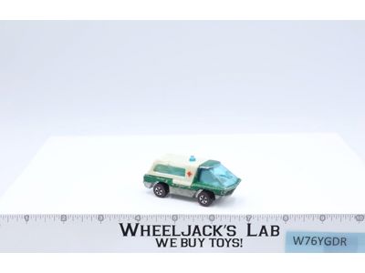 The Heavyweights Ambulance Green 1969 Redline Hot Wheels Mattel Vintage