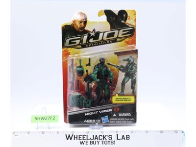 Night Viper G.I. Joe Retaliation 2012 Hasbro Night-Vision Gear NEW MOSC SEALED