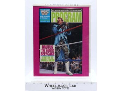 WWF Lineup Sheet Orlando 6/24/89 1989 Event Card Program Vol. 169 The Barber
