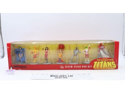 The New Teen Titans 7-Piece PVC Set DC Comics 2000 DC Direct NEW SEALED