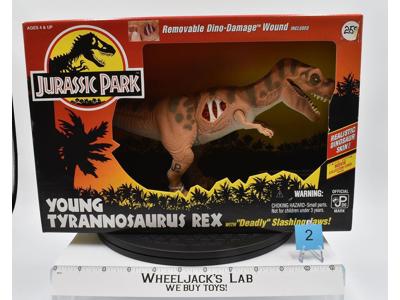 Young Tyrannosaurus Rex VERY NICE BOX NEW SEALED Jurassic Park 1993 Kenner
