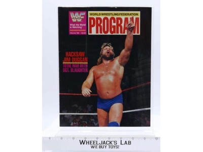 WWF Lineup Sheet Orlando 12/10/90 1990 Program Magazine 186 Hacksaw Jim Duggan