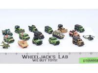 Lot of 17 Micro Machines Army Military Vehicles 1980's Vintage Galoob