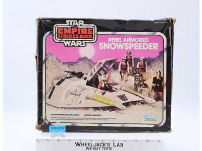 Snowspeeder 100% Complete W/Box Star Wars ESB 1977 Kenner Action Figure Vehicle