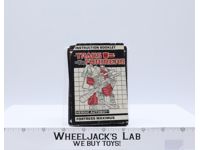 Fortress Maximus Instruction Manual Booklet 1986 Hasbro G1 Transformers