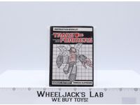 Omega Supreme Action Figure Instruction Manual 1985 Hasbro G1 Transformers