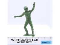 Louis Marx Army Soldier Green Plastic 5" 1964 Vintage Action Figure